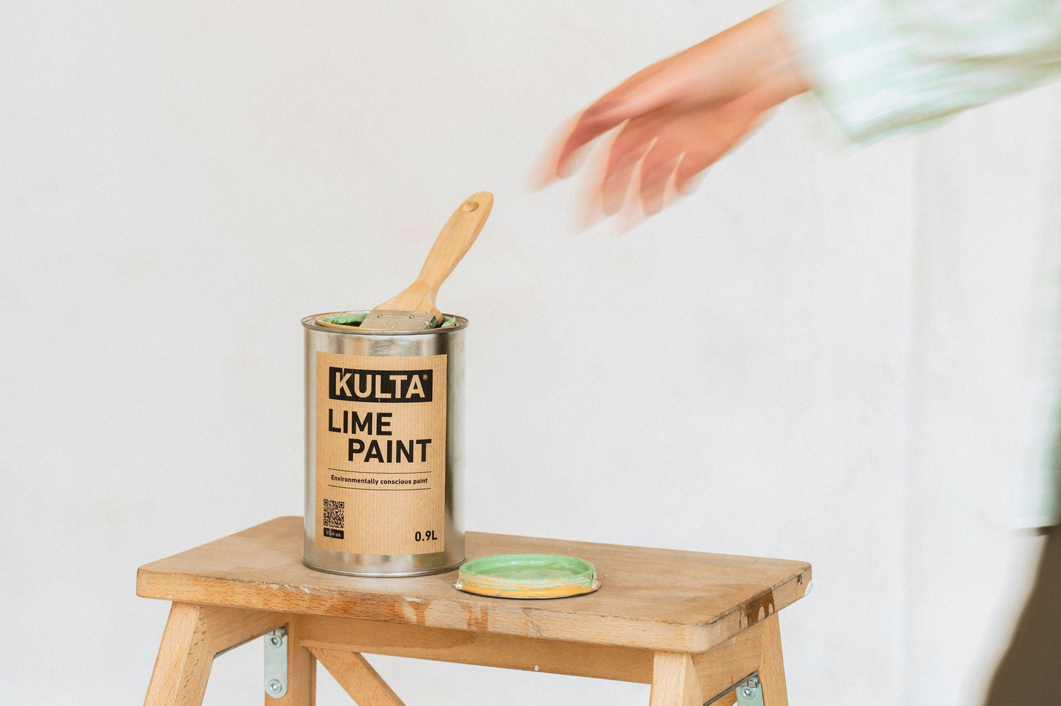 KULTA Limewash Paint in natural mineral tones for elegant wall finishes