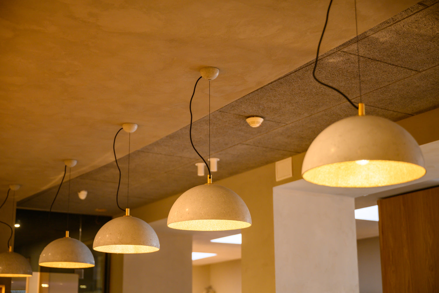 Interior wall painted with KULTA Limewash Paint, showcasing its natural, environmentally friendly matte texture.