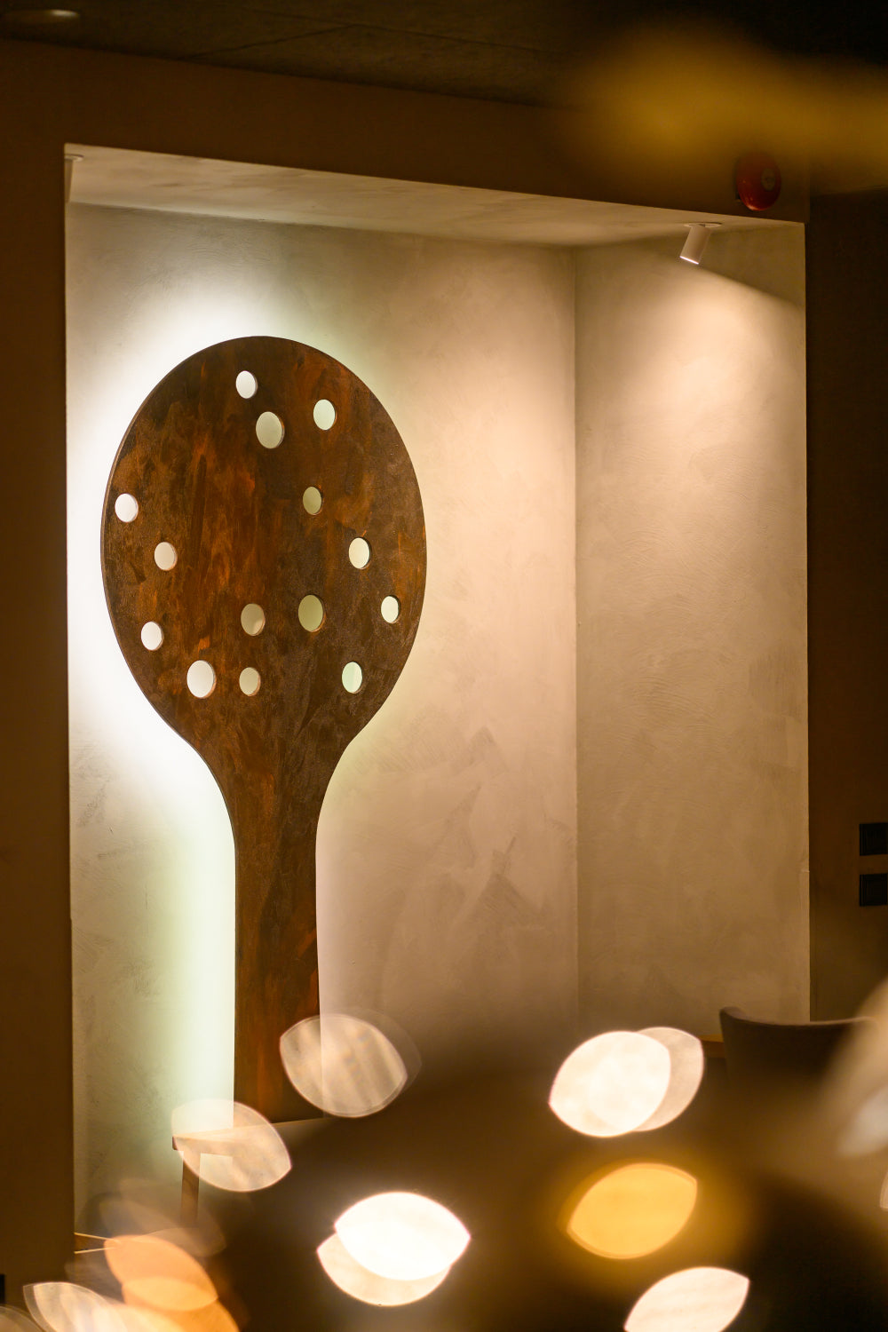 Interior wall painted with KULTA Limewash Paint, showcasing its natural, environmentally friendly matte texture.