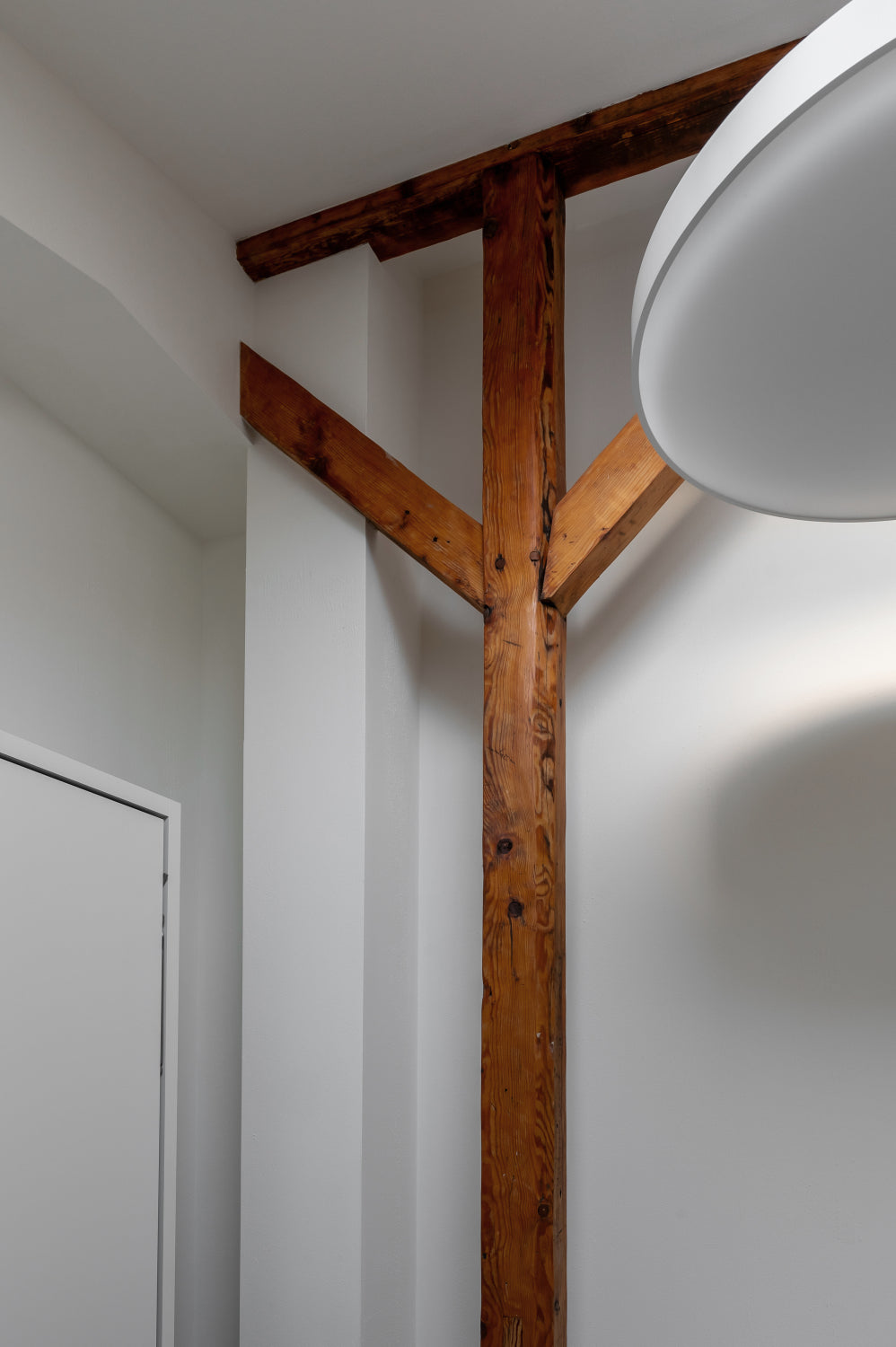 Home studio painted with KULTA Limewash Paint, an environmentally friendly mineral paint with a soft matte texture.