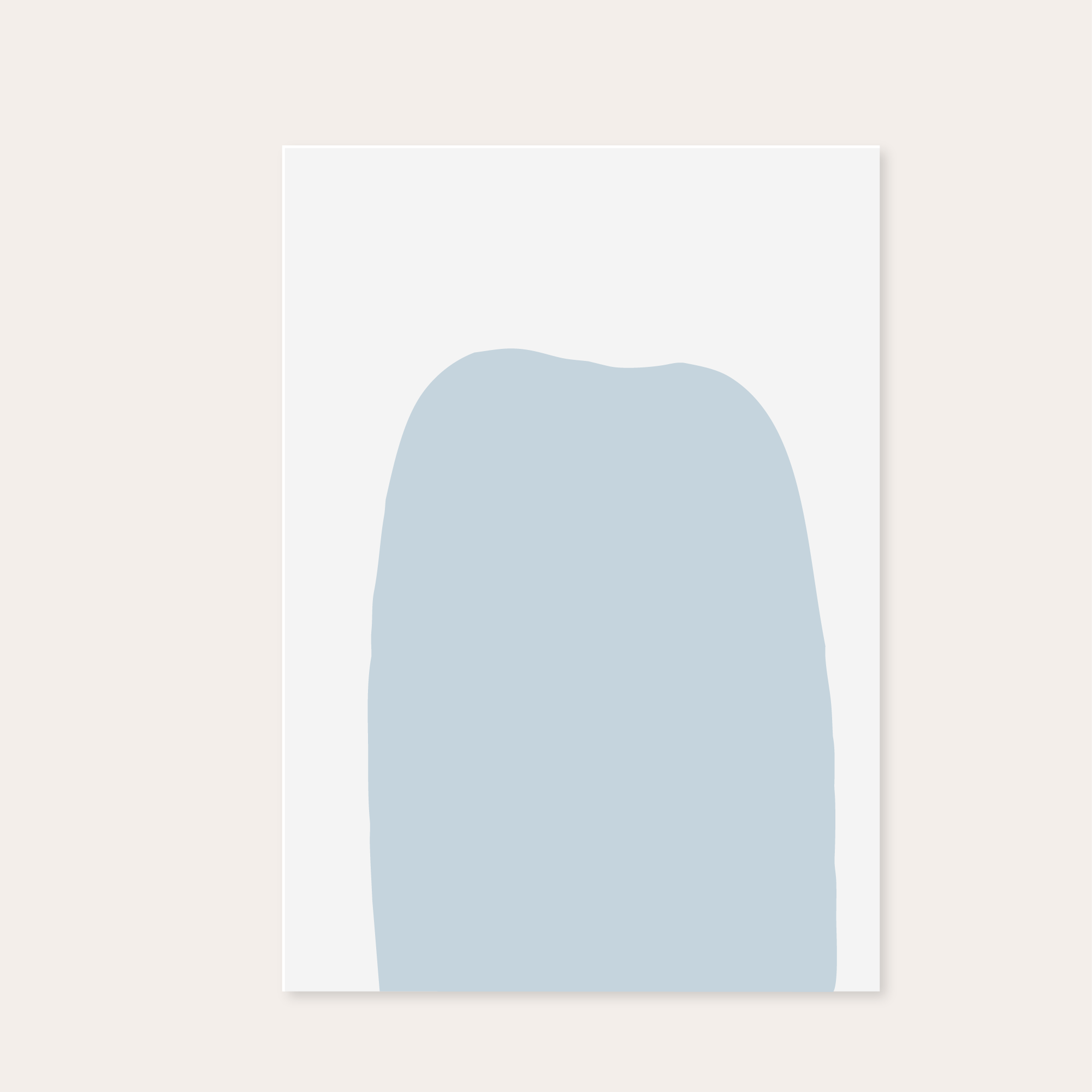 Kulta Limewash Paint - Blue Ash is a cool muted blue tone ideal for creating a serene environment made with environmentally friendly ingredients for a healthier home.