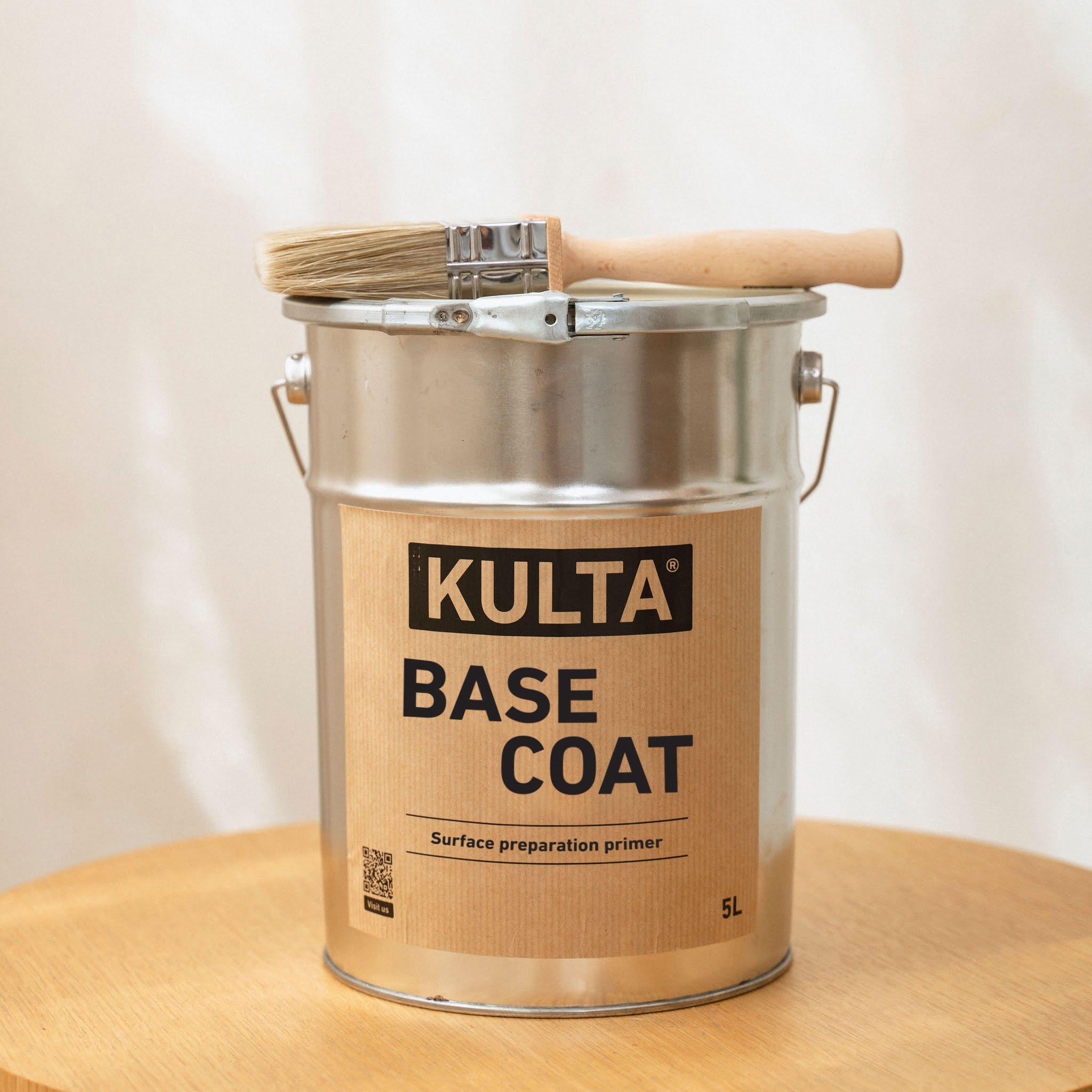 Kulta Limewash Paint - KULTA Base Coat is a surface preparation primer designed for optimal results with Kulta Limewash Paint made with environmentally friendly ingredients for a durable smooth finish.