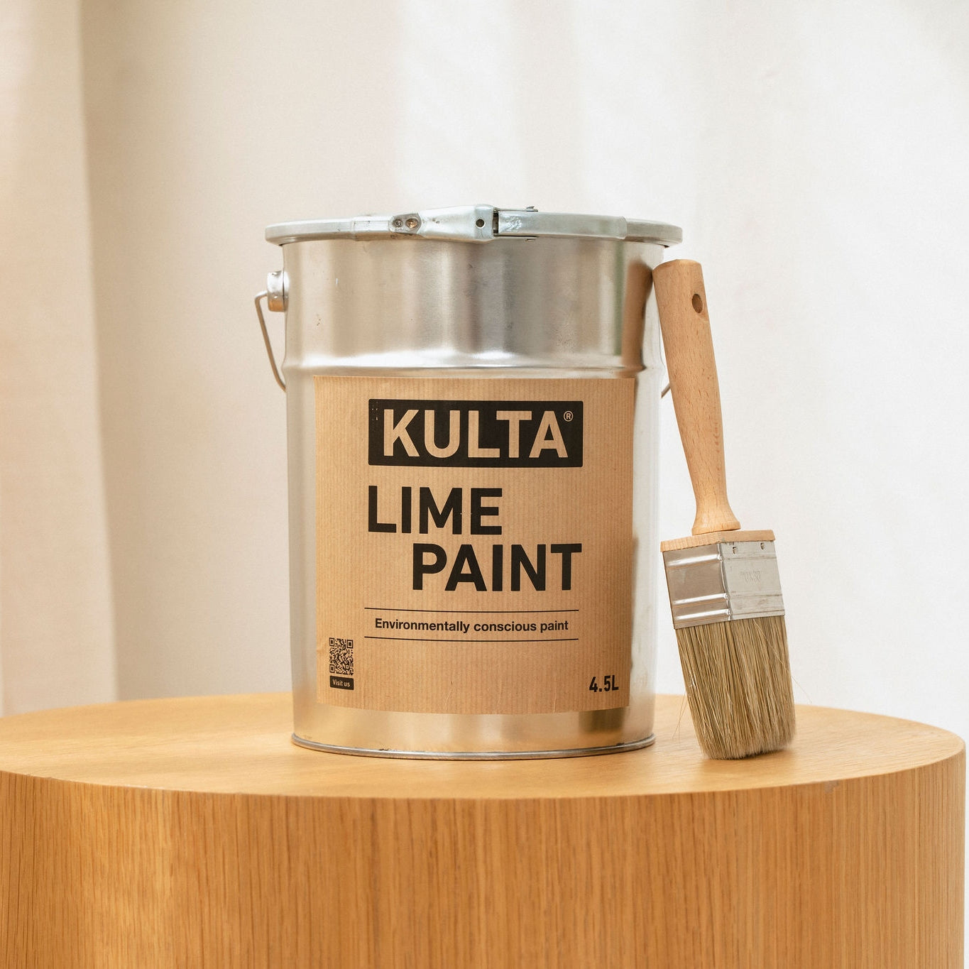 Kulta Limewash Paint is an environmentally friendly, 100% non-toxic, and breathable paint that regulates moisture, offering a smooth, fadeproof finish for any room. Solvent and VOC-free, it provides a sustainable solution for your home with a long-lasting, healthy finish.